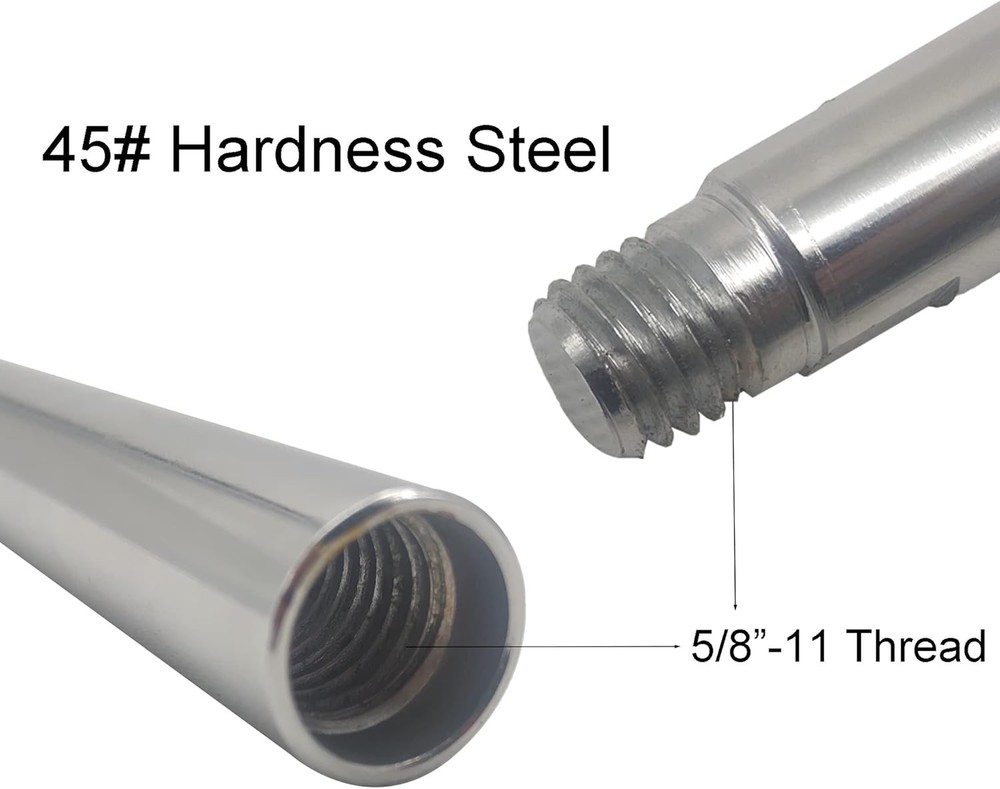 5/8"-11 Angle Grinder Extension Silver 3" & 4" 5.5"