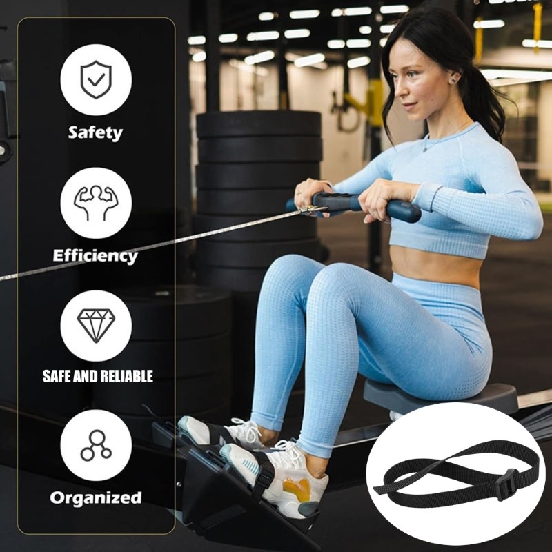 Rowing Machine Replacement Foot Strap Workout Machine Foot Fixed Strap Easy Use