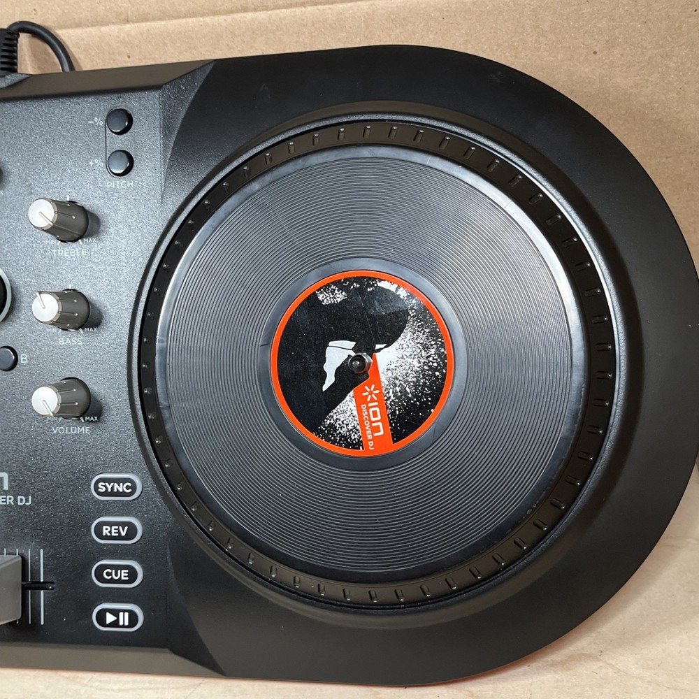 Ion Discover DJ Computer System Dual Turntable USB Controller for Mac PC Working