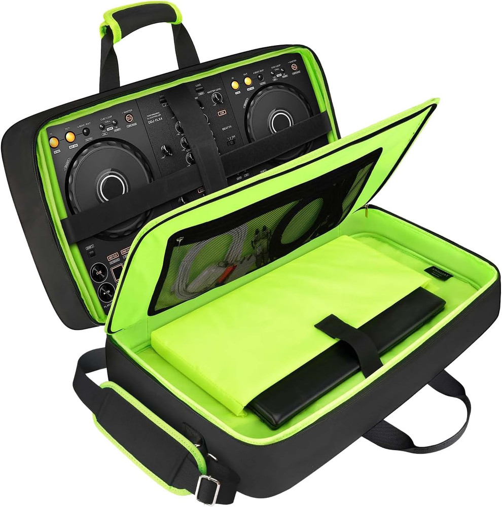 DJ Controller Case for DDJ FLX4/ DJ 400/ DDJ REV1, Padded DJ Controller Bag with
