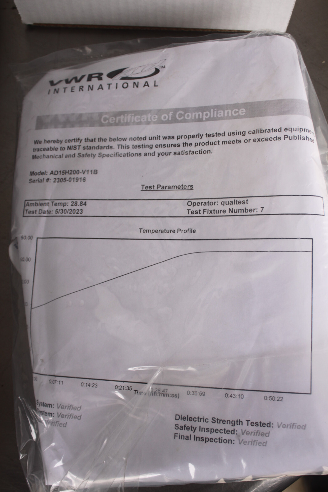 NEW VWR 89202-934 AD15H200-V11B AD 15L HT Heated Circulating Water Bath