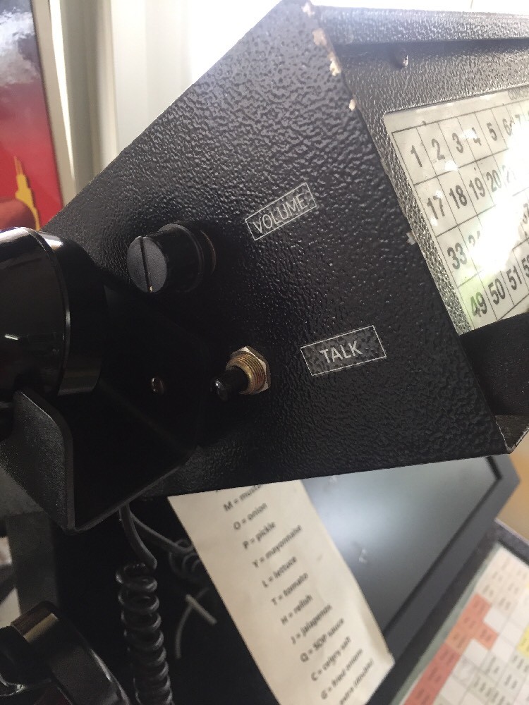 Order-Matic Ordermatic OEM Push Button For Drive-In Menu - SPST Momentary Switch