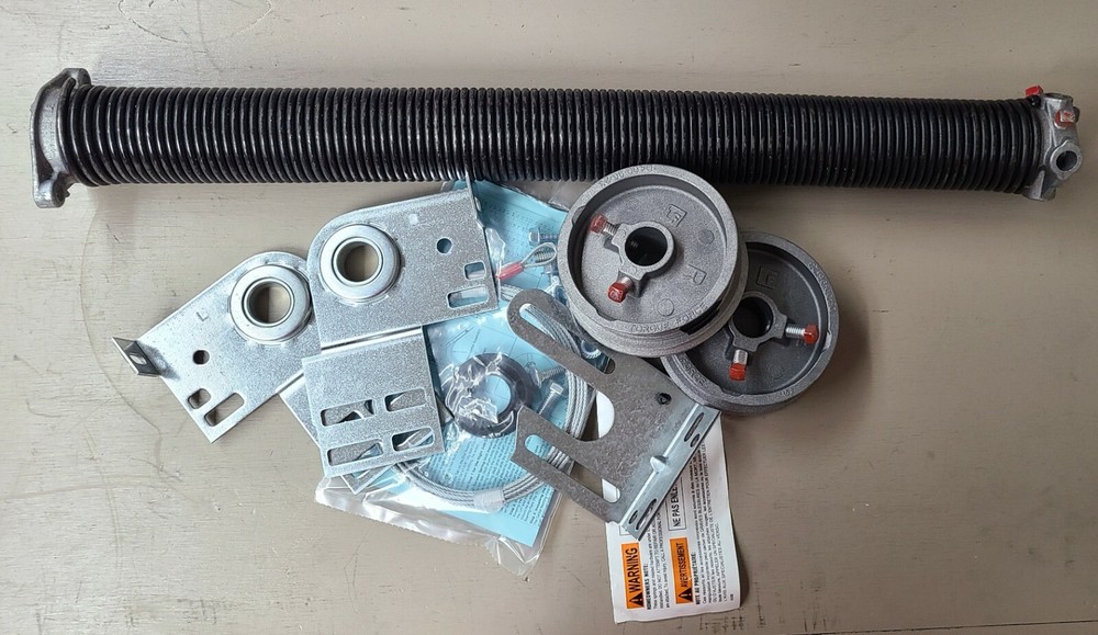 Garage Overhead Door Spring Conversion or Spring System Rebuild Kit