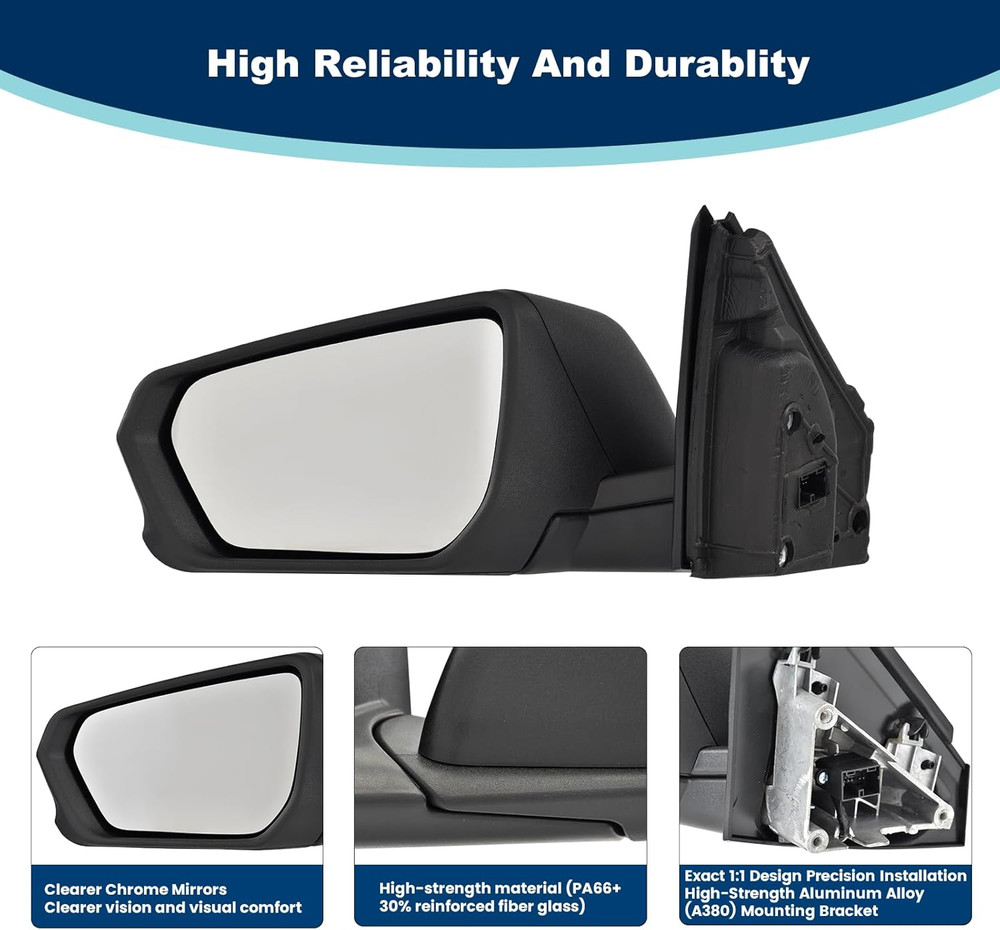 Side Mirror Assembly Replacement, Left Side Mirror Assembly Replacement, Right S
