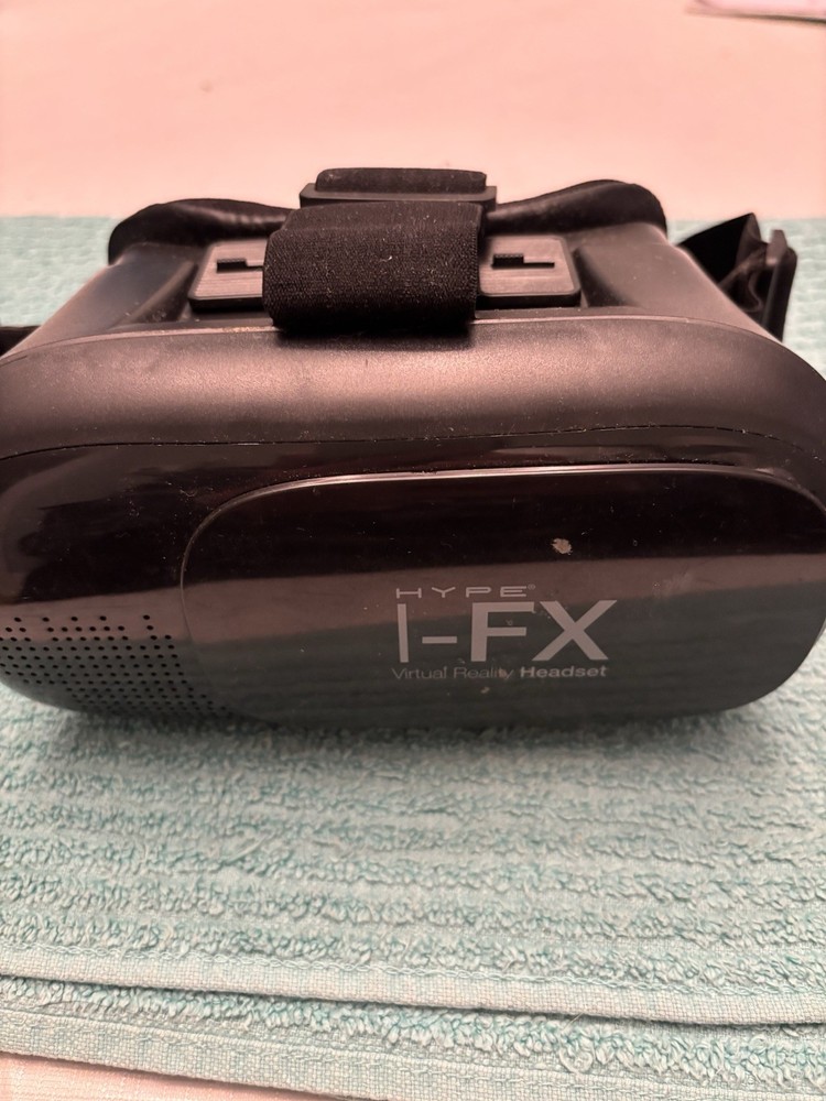 HYPE I-FX BLACK LIGHTWEIGHT REALITY HEADSET ADJUSTABLE HEADSTRAP