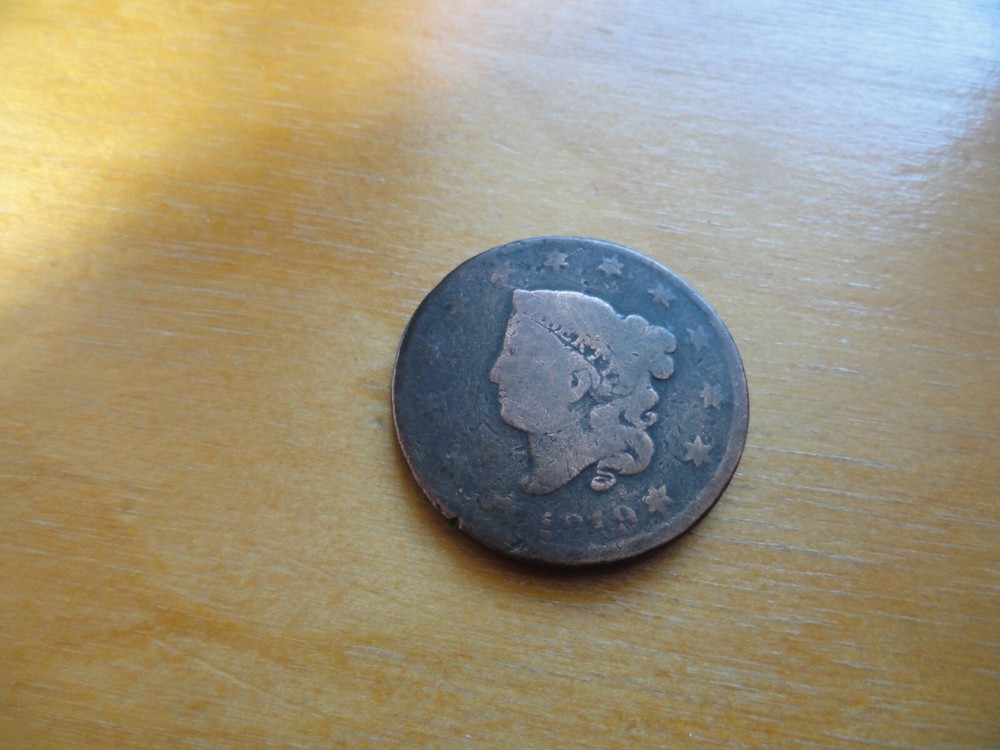 1819 Copper Coronet Head Large Cent