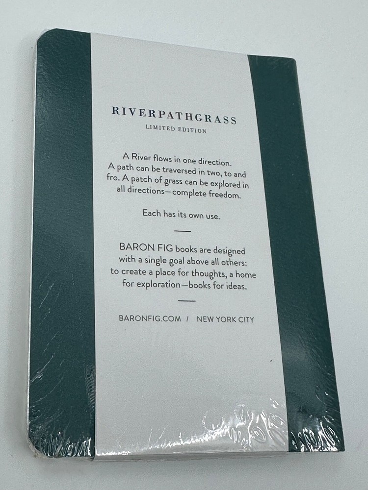 Baron Fig Limited Edition RIVER PATH GRASS Apprentice Notebooks NEW!