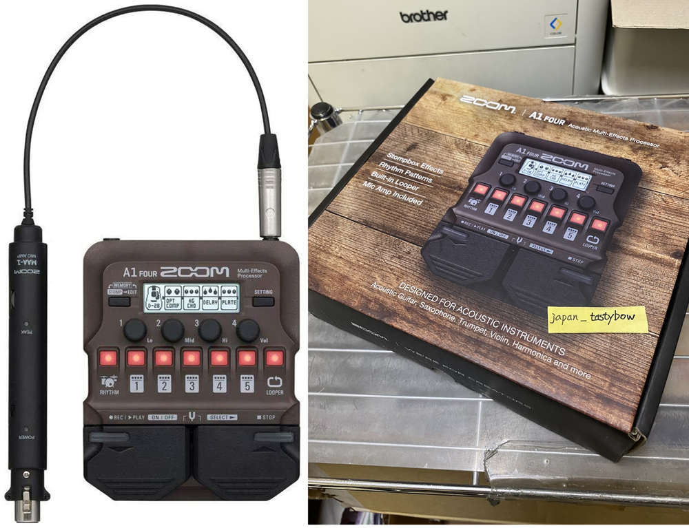 ZOOM A1 FOUR Multi-Effects Pedals Processor for Acoustic Instruments BRAND NEW