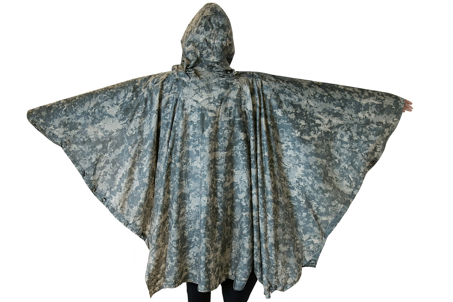 Genuine USGI Poncho ACU Digital Camo, NSN: 8405-01-547-2555 Fair Condition