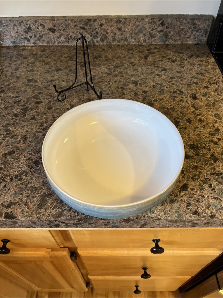 DENBY AZURE COAST SERVING BOWL 9.5”