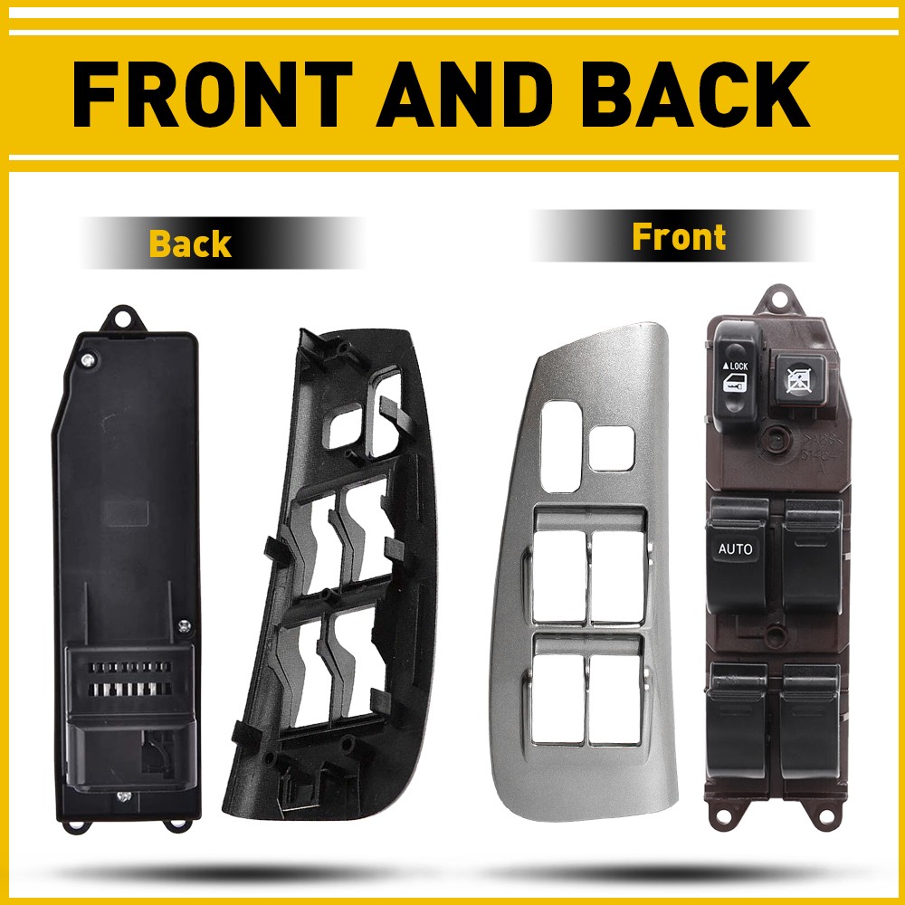 For 03-2008 TOYOTA MATRIX DRIVER MASTER POWER WINDOW SWITCH CONTROL + BEZEL SET