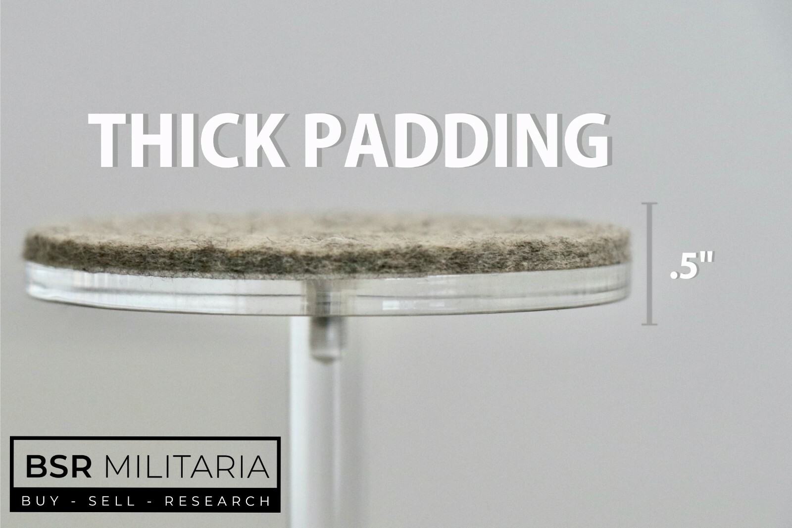 Iraqi / Iraq Helmet Display Stand - Acrylic Combat Museum Headgear Presentation