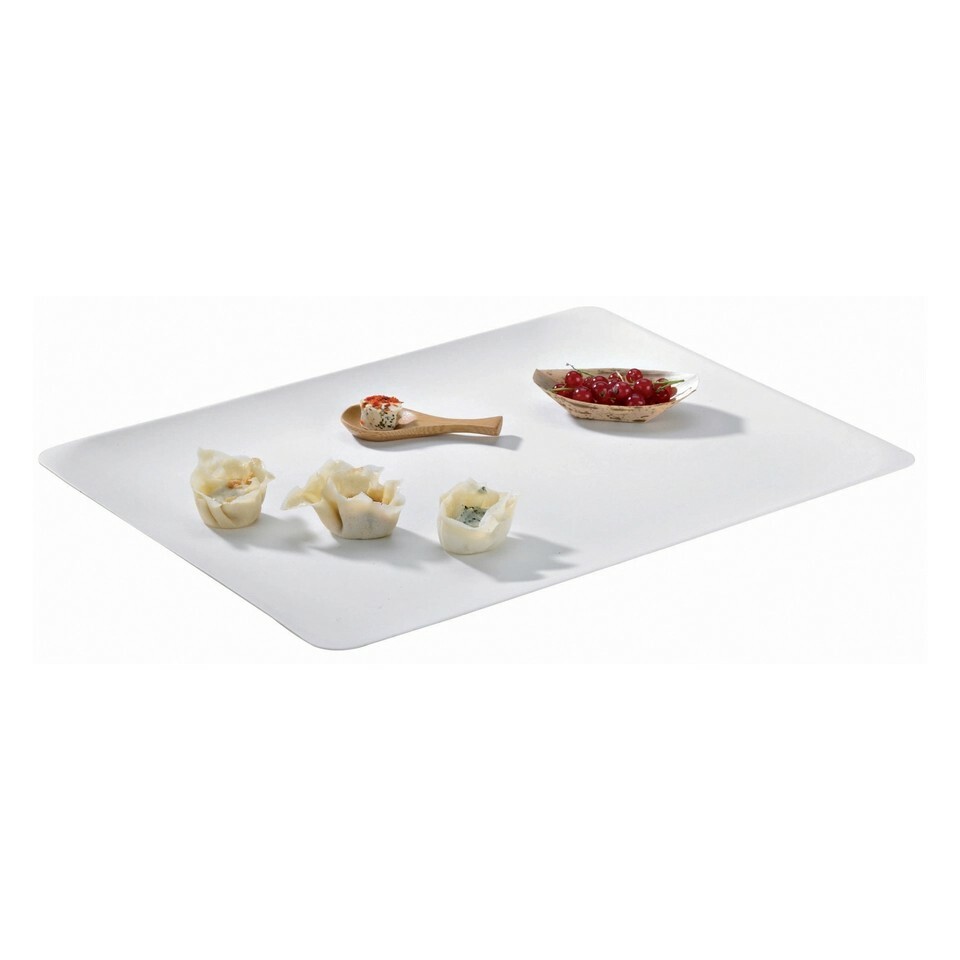 Packnwood Bio N Chic White Sugarcane Serving Platter - 15.3 X 11.4in 200 Pcs/Cs