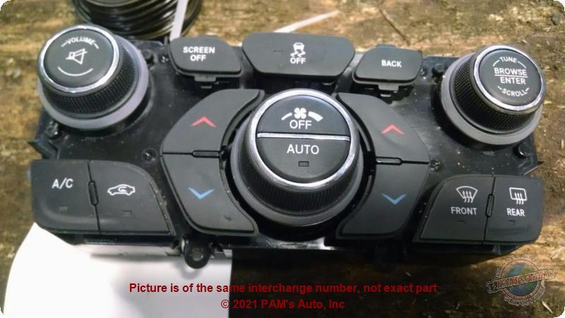 Used A/C Selector Switch fits: 2015 Chrysler 200 automatic temperature control d
