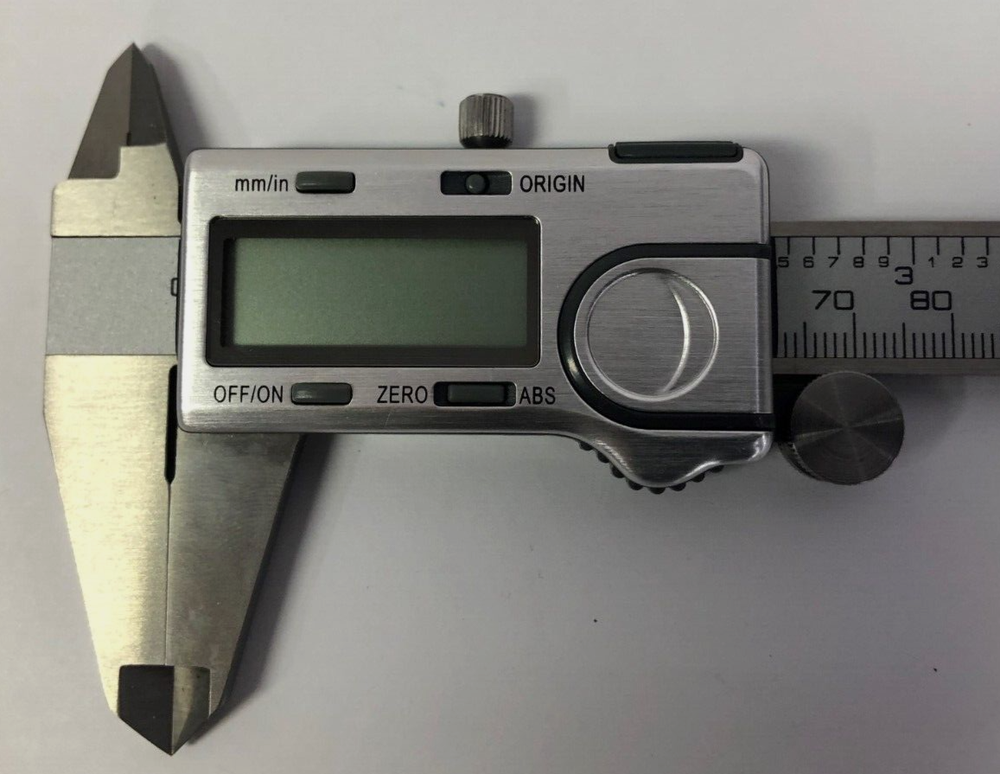 Value Digital Caliper, 0-6"/0-150mm Range, .0005" /.01mm Resolution