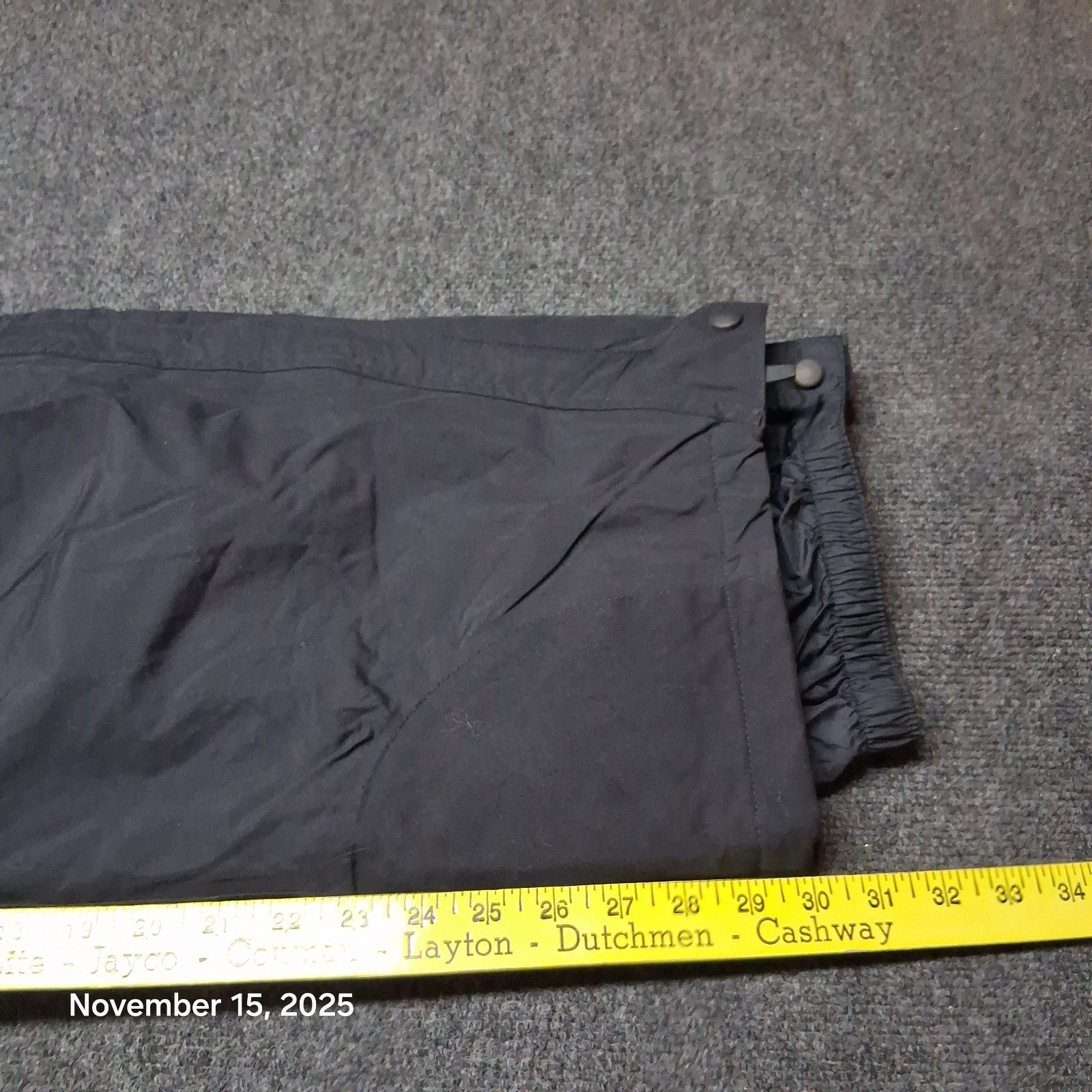 LL Bean Wildcat Insulated Ski Snow Pants Men Size XXL 2XL Black 251912