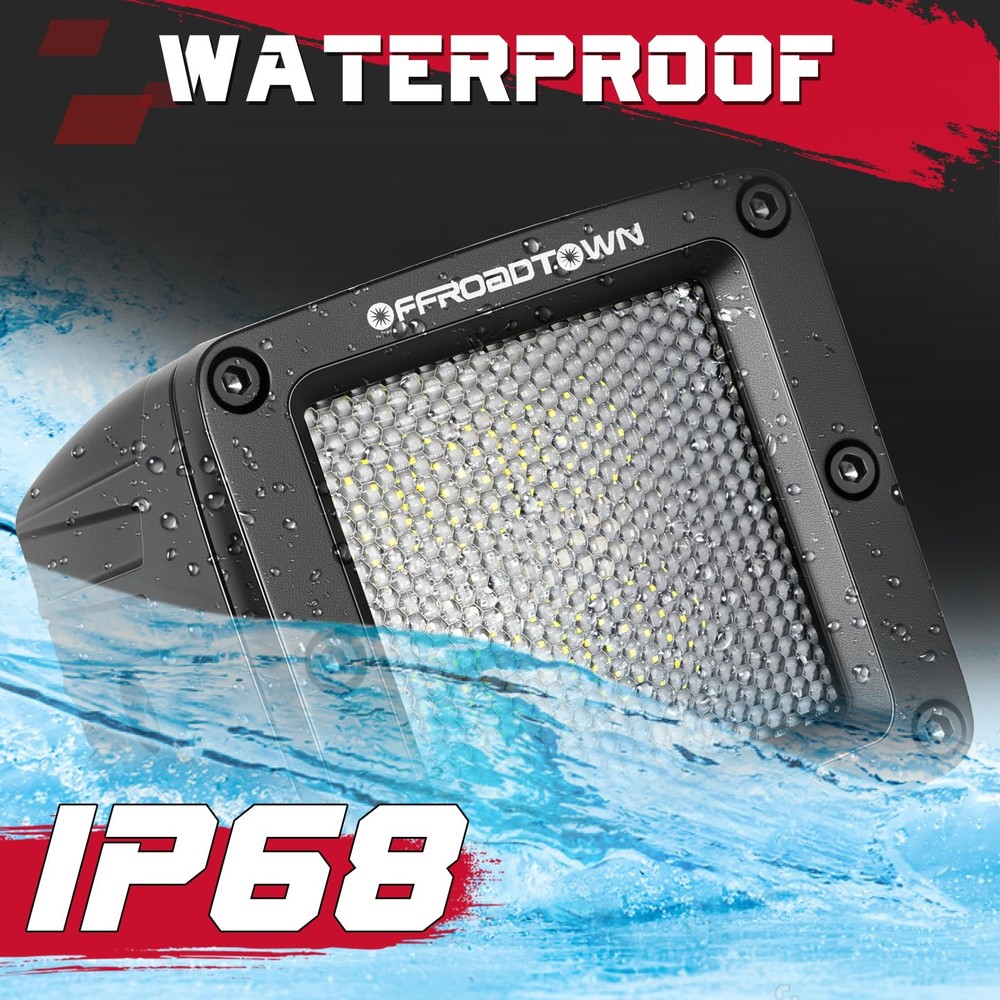 LED Cubes, OFFROADTOWN 3inch 120W CREE Pods Driving Diffusion, Diffusion