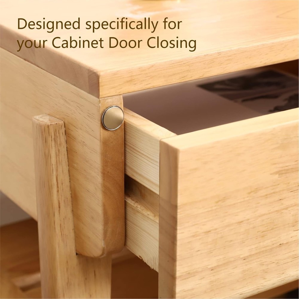 Powerful 4-Pack Magnetic Cabinet Catch - No Tools Required for Easy Installation