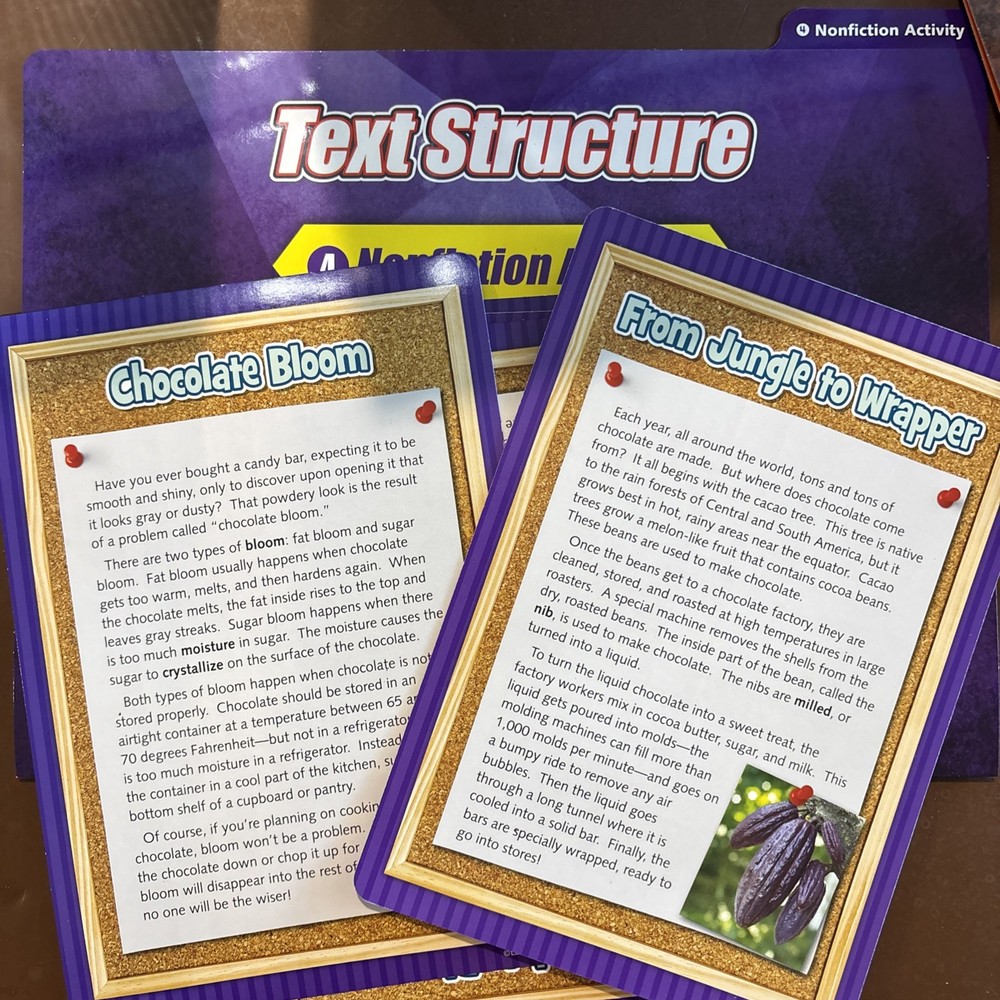 Finding Evidence Comprehension Kit Non-Fiction Text Structure ￼