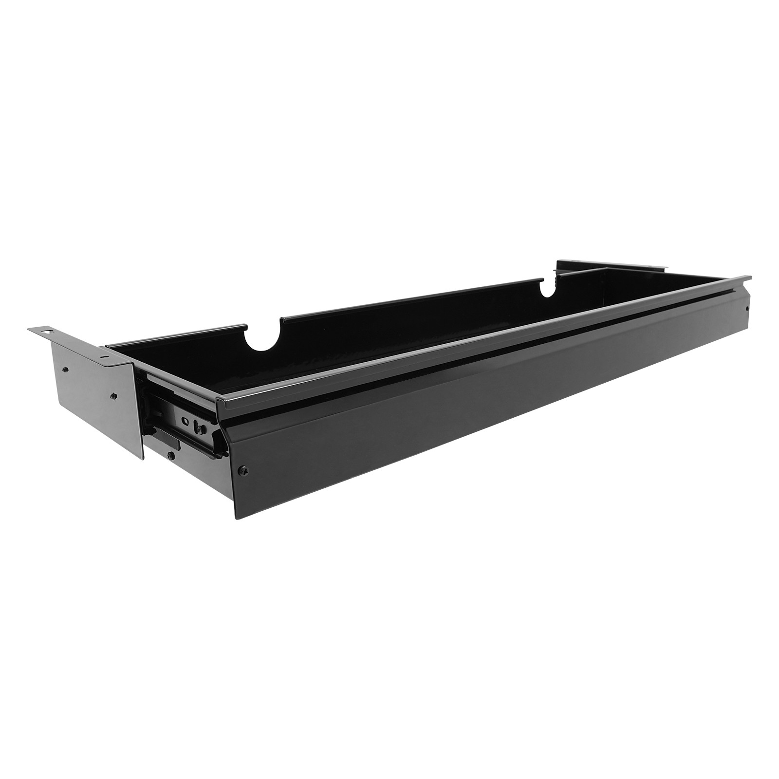 Under Desk Mounted Sliding Pull-out Drawer Storage Organizer Pull-out Drawer