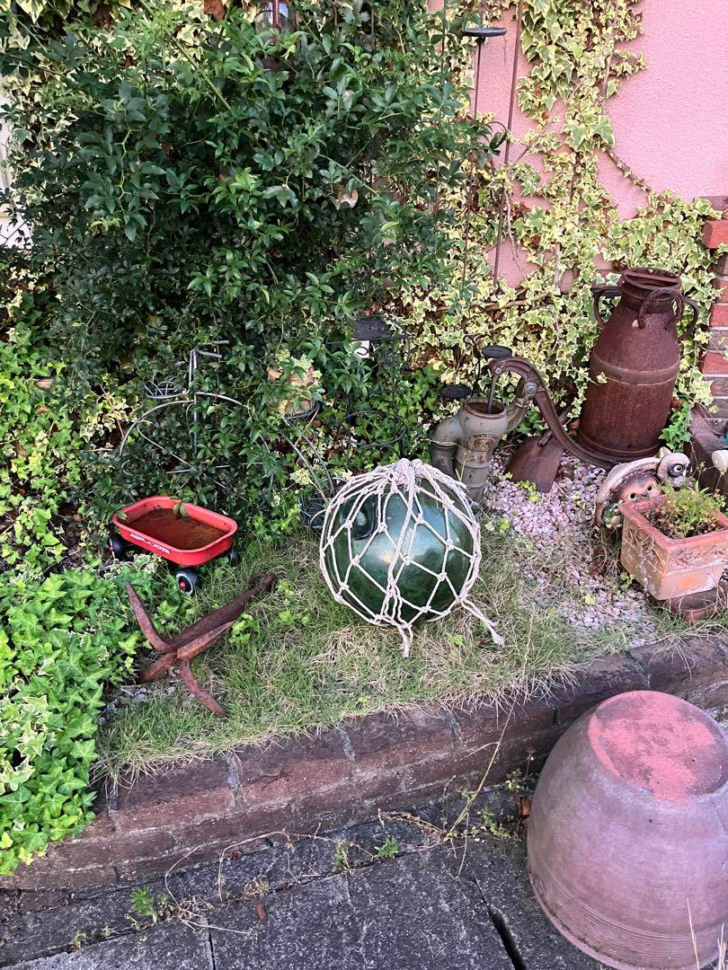 Vintage Japanese Big Glass Fishing Float 13.77"