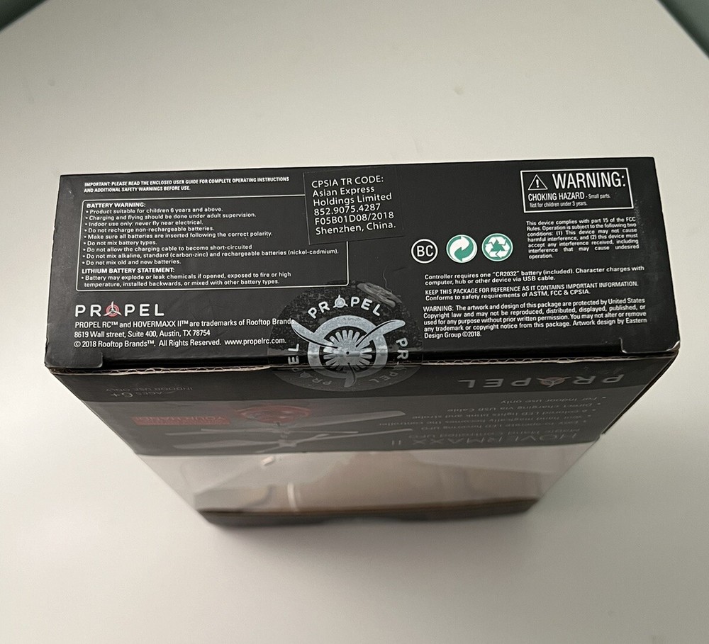 Hovermaxx II Magic Hand Controlled UFO Propel Drone Toy Red - OPEN BOX