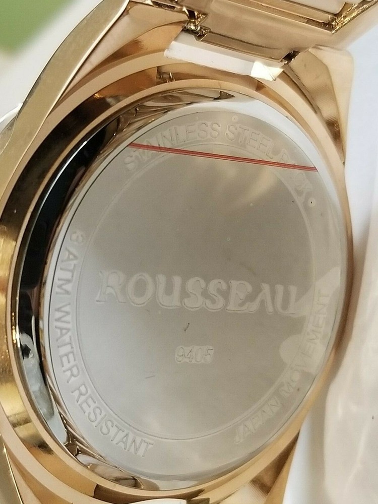 Elegant Enamel Insert Link Ladies Watch