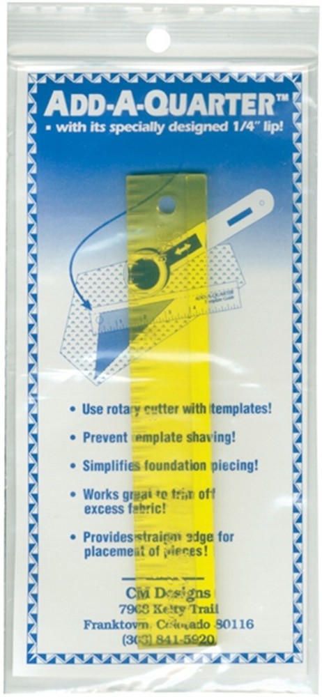 CM Designs 6CMD Add-A-Quarter Ruler-6"