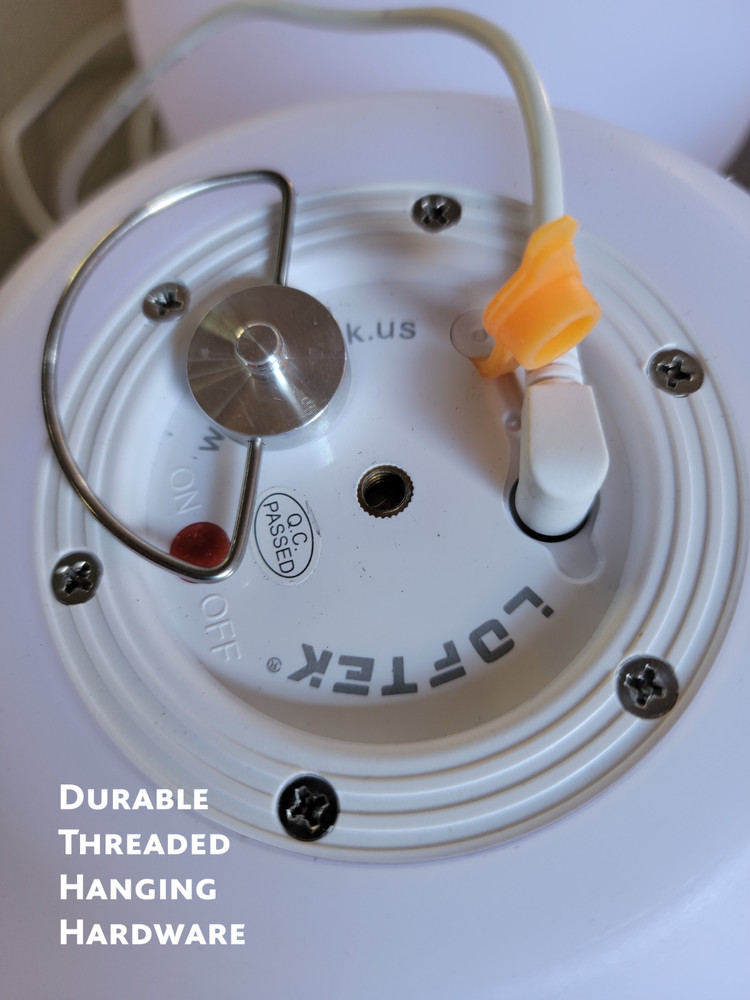 5 - 8" LED Rechargeable, Waterproof, Dimmable Globe Camping Lanterns