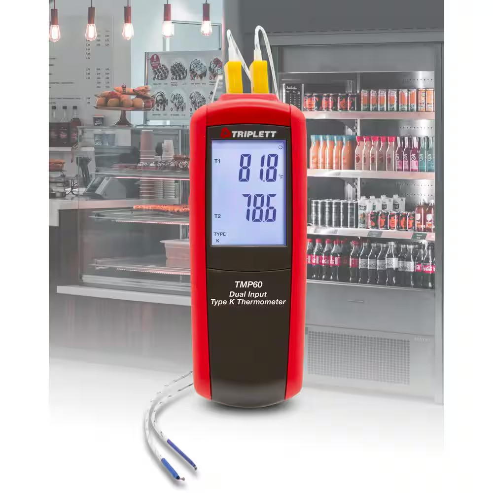 Dual Input Type K/J Thermometer