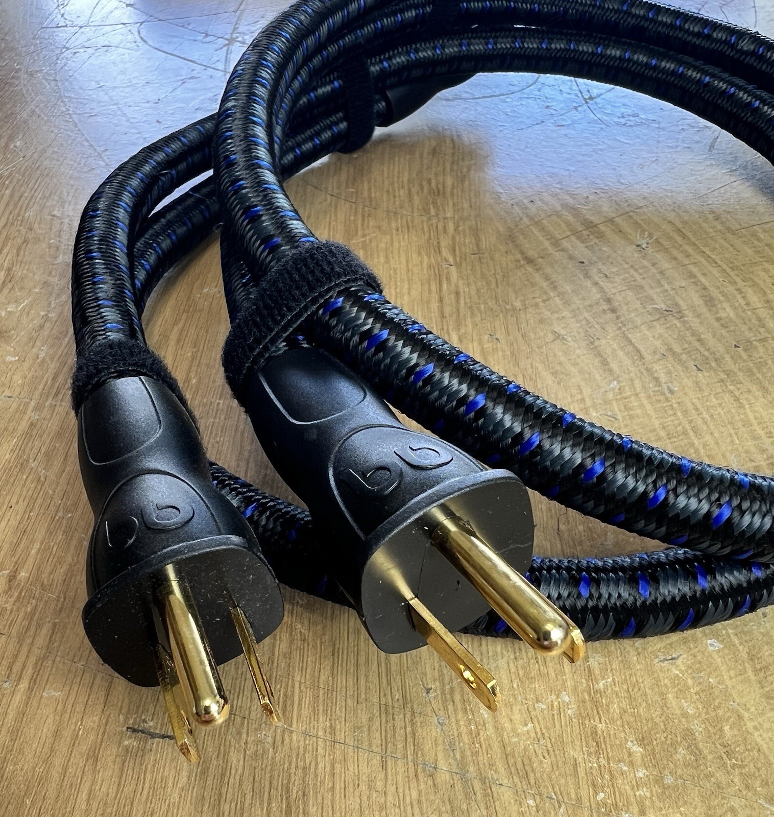Lot of (2) AudioQuest NRG-4 Power Cables 1M