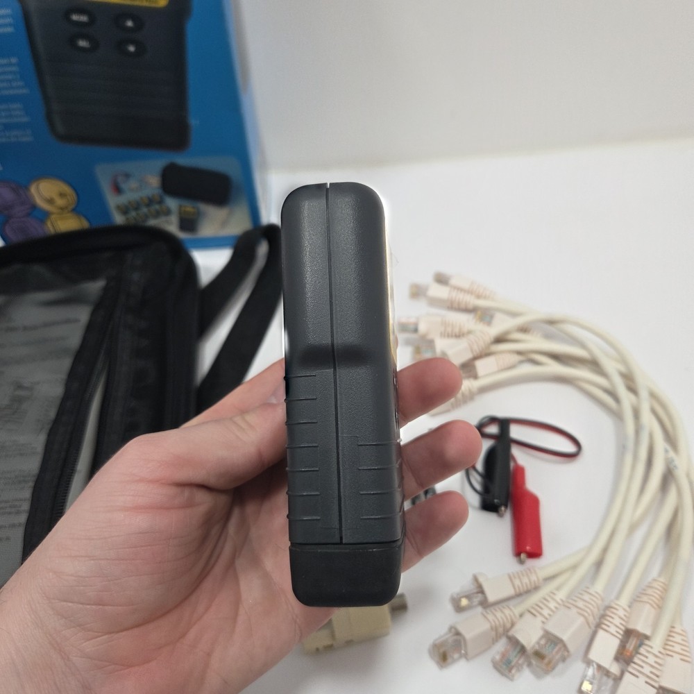 IDEAL LINK MASTER PRO Network Cable Tester In Carrying Case Model #33-825