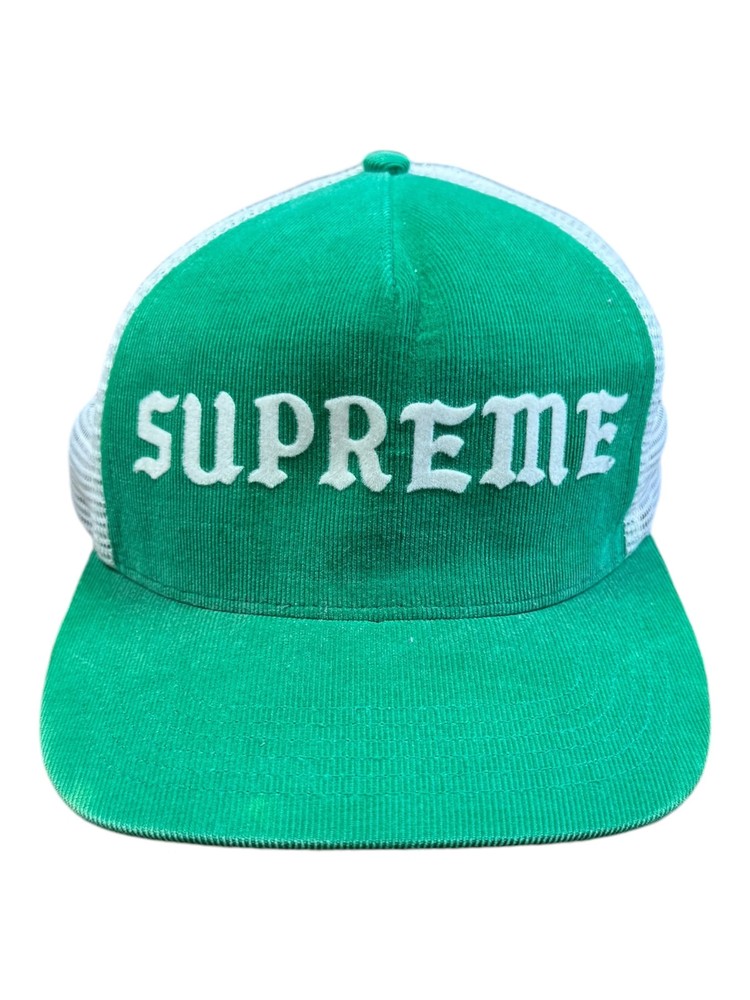 Supreme 14SS Rocksteady Mesh Back 5-Panel Green Snapback