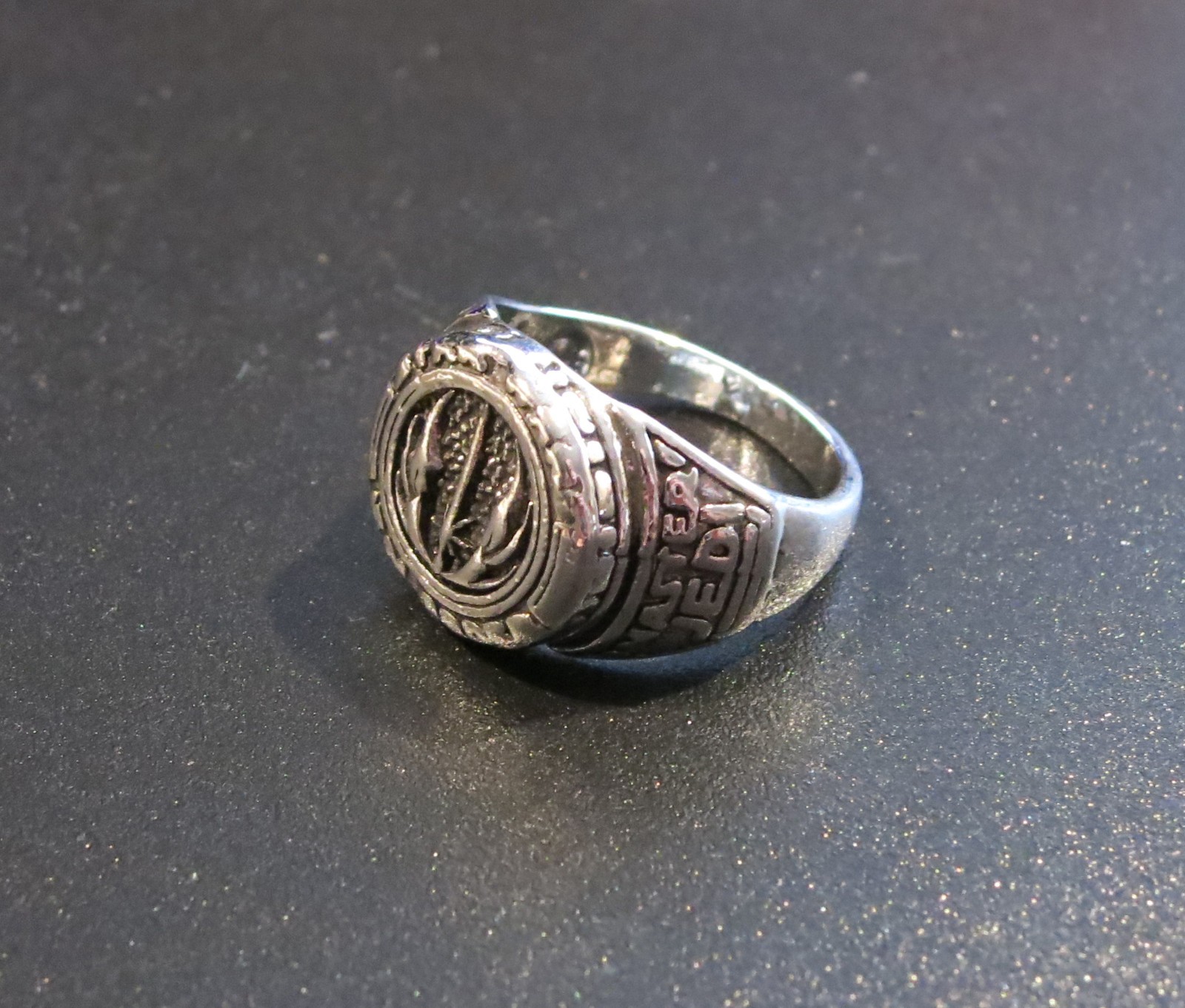 Jedi Emblem Ring Sized Band Science Space Movie Star Wars Jewelry