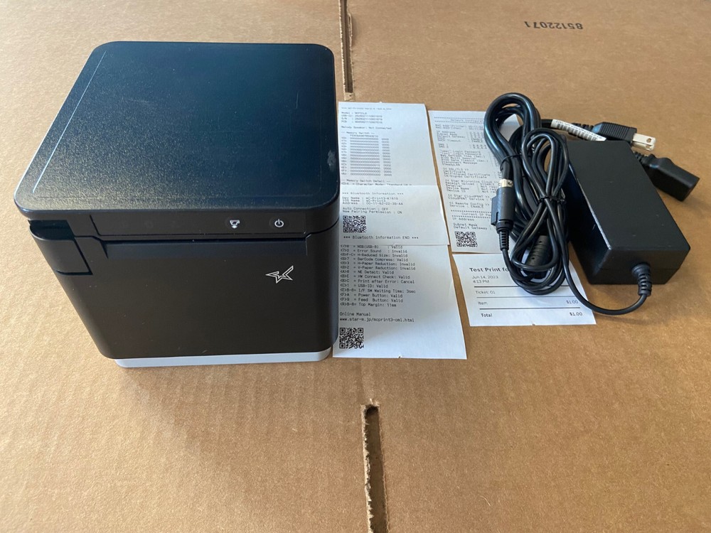 Star Micronics mC-Print3 MCP31L Printer MCP31LNH Ethernet LAN Square Uber Eats