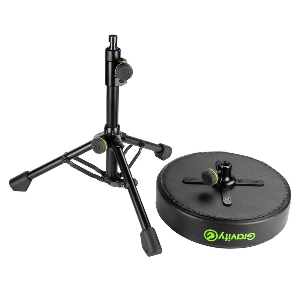 Gravity GFDSEAT1 Round Musicians Stool Foldable with Adjustable Height