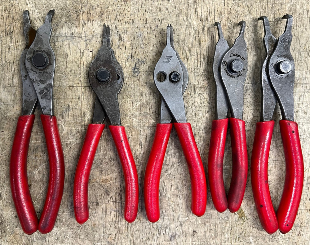 Snap-on 5pc Snap Ring Pliers Set SRPCR105