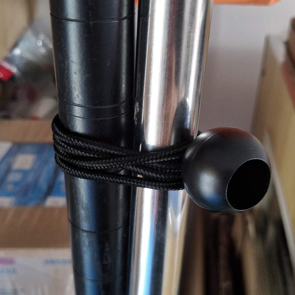 4" Inch Black Ball Bungee Bungie Cord Canopy Tarp Tie Downs Straps New Lot x2000
