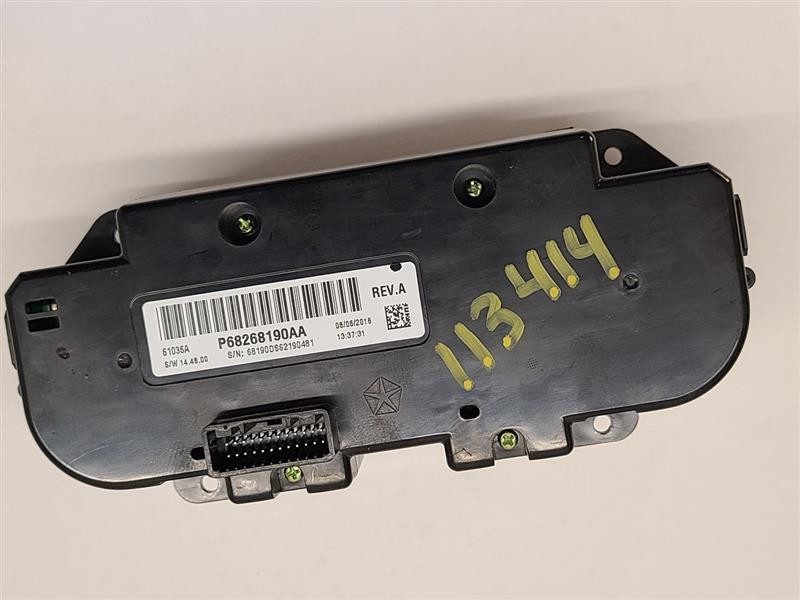 A/C Selector Switch fits 2017 Ram Dodge 1500 pickup w/o dual zone control