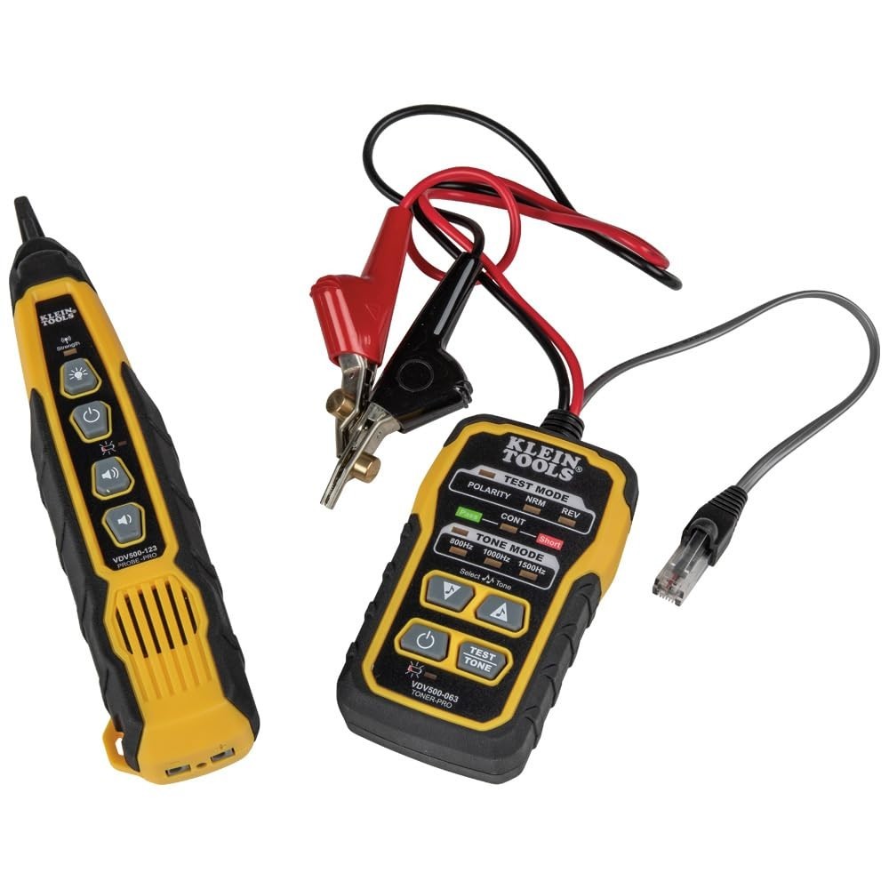 Professional Tone Generator and Probe Kit for Ethernet, Telephone & Data Cables