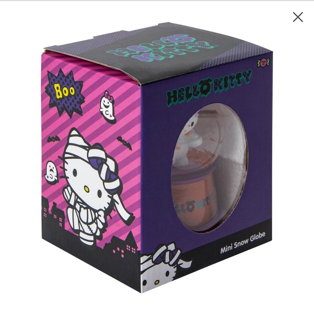 Hello Kitty Halloween Mini Snow Globe Spooky Cute Mummy