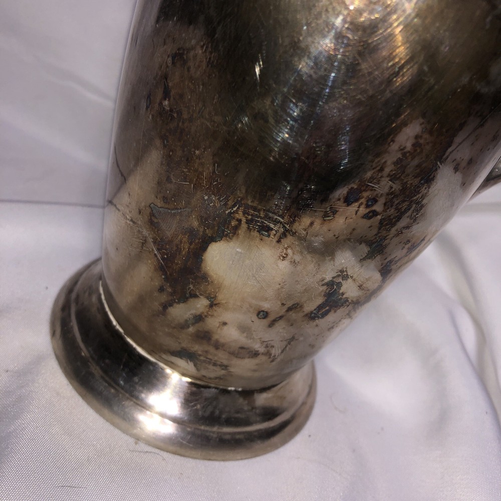 Poole Silver Co. Georgian EPNS Footed Martini Shaker #1002 Lid Missing