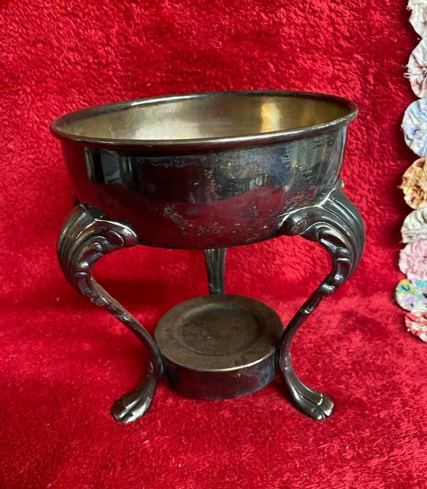 Vtg Decorative Silverplate Server Very Elaborate Designs Unknown Makers Mark