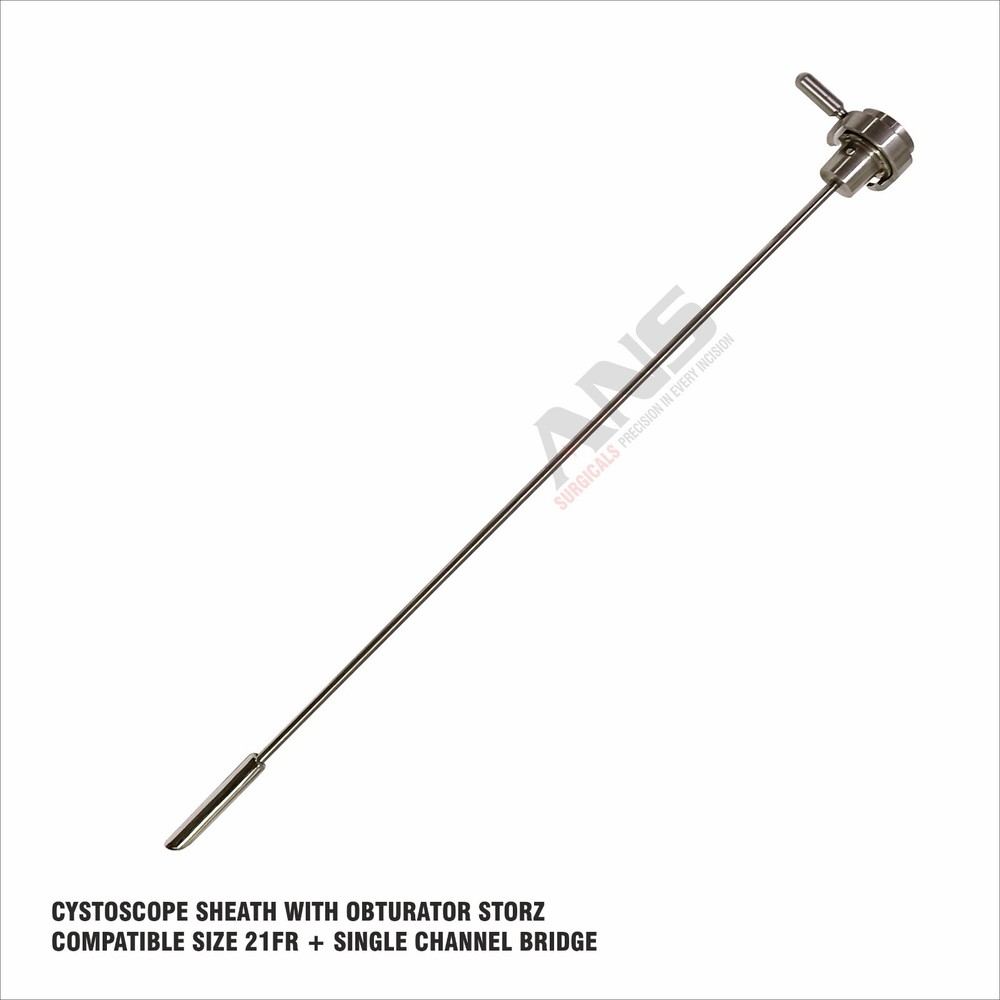 ANS Cystoscopy Sheath With Obturator 21Fr + Single Channel Bridge