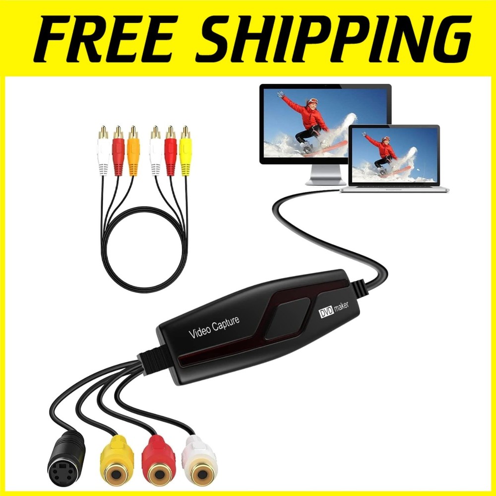 Mini DV to Digital Converter RCA USB Video Capture
