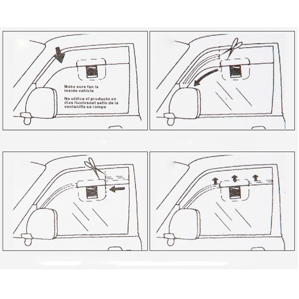 Power Car Window Ventilation System