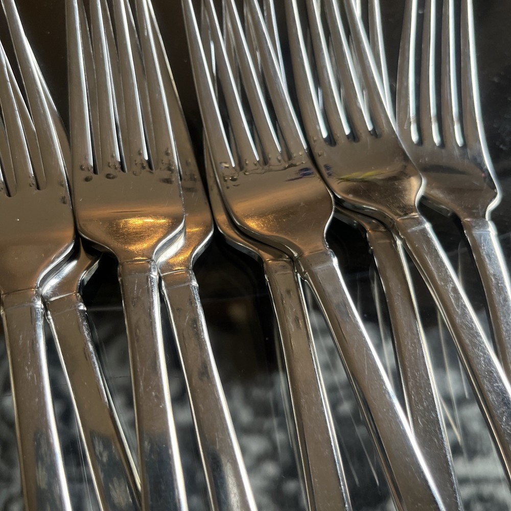 Gorham TRISTAN II Dinner Fork 18/8 Stainless Steel Flatware 10 Ava