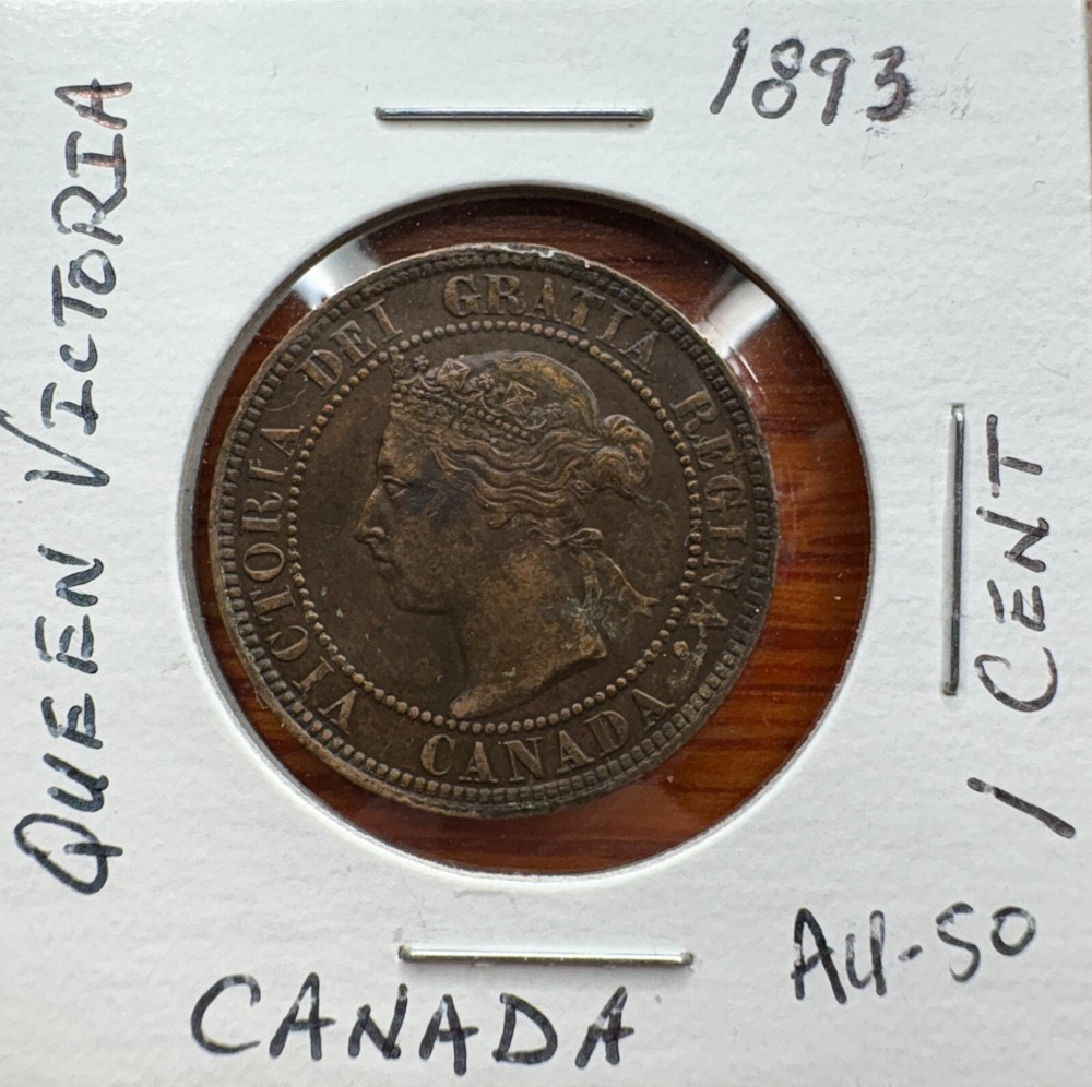 1893 Canada Large Cent, Victoria