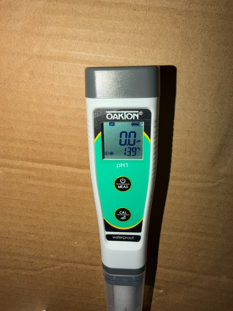 EcoTester pH2+ Digital Waterproof pH Solution Tester Oakton - NEW BATTERIES