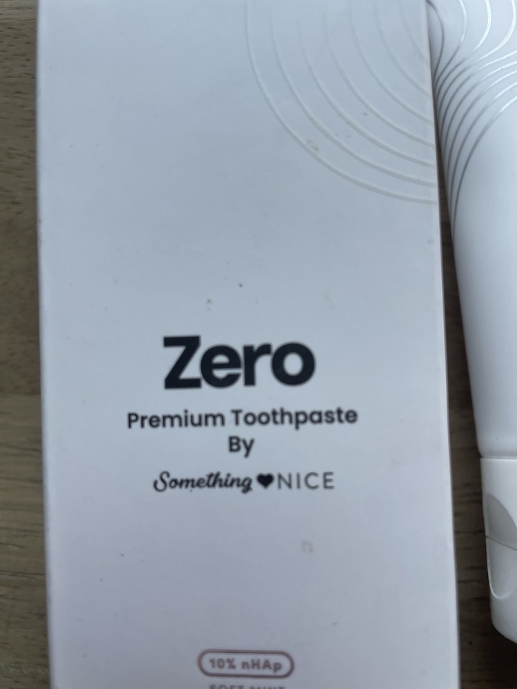 Zero Premium Toothpaste by Dentist Recommended Soft Mint Flavored BOX Damage